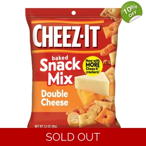 Cheez It Baked Snack Mix Double Cheese Crackers - 99g Cheez-It Bag